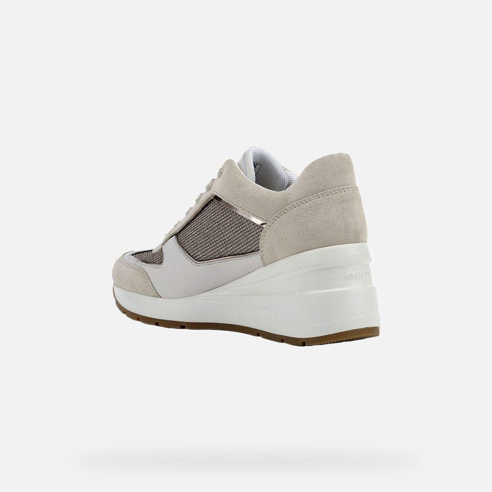 Geox Bayan Spor Ayakkabı Gri - Zosma - INK-963781